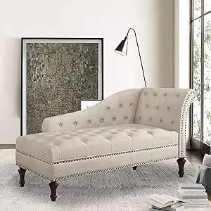 Rosevera Celino Loveseat - Sofa for Living Room, Couch in a Box, Love Seat Furniture, Linen, Beige