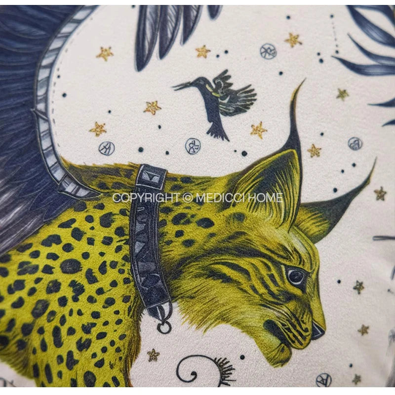 Medicci Home Luxury Monogrammed Lumbar Cushion Cover Green Brush Fringe Monogram Accent Throw Pillow Case Personalized Gifts