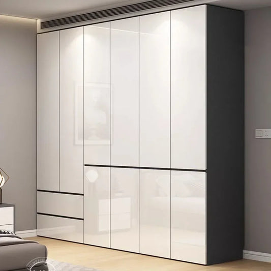 Wooden Drawers Wardrobe Storage Oganizers Sliding Door Vintage Modern Wardrobe Drawers Nordic Bedroom Ropero Home Furniture