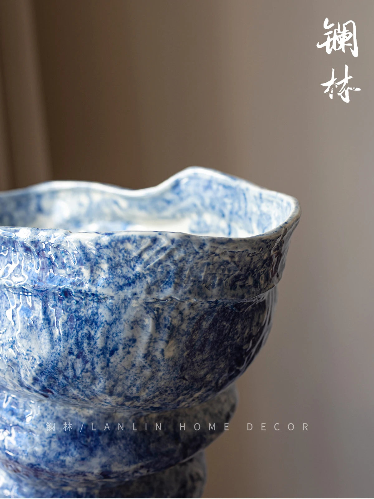 Wabi Sabi Handmade Ceramic Vase  Jingdezhen SeashellShaped Zen Decor Sculptural Art Pot for Home & Hotel Decor