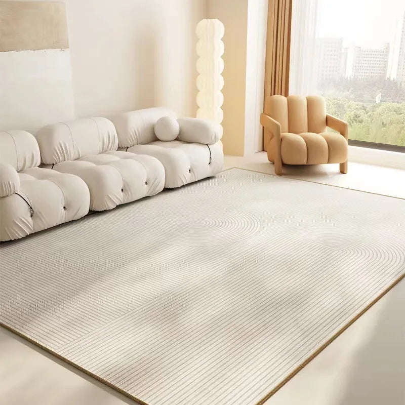 Modern Minimalist Faux Cashmere Bedroom Large Full Carpet Living Room Coffee Table Rug Non-slip Cozy Carpet