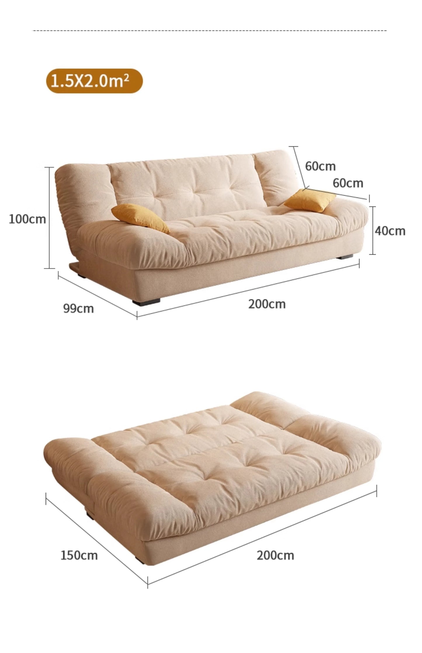 Sofa 71": Neoclassical European Design with Storage for Living Room & Bedroom
