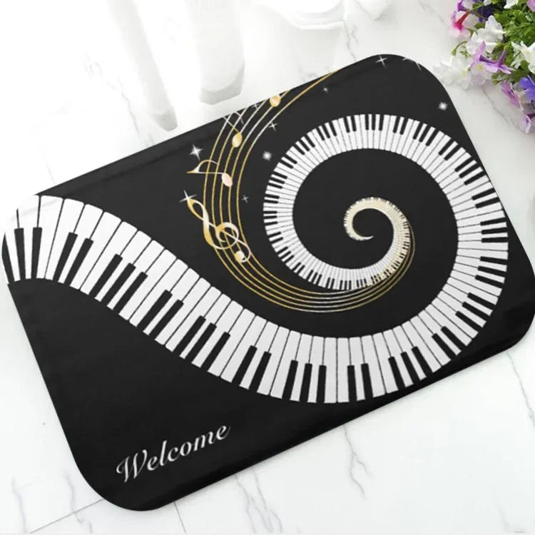Piano Welcome Mat - Musical Entrance Doormat