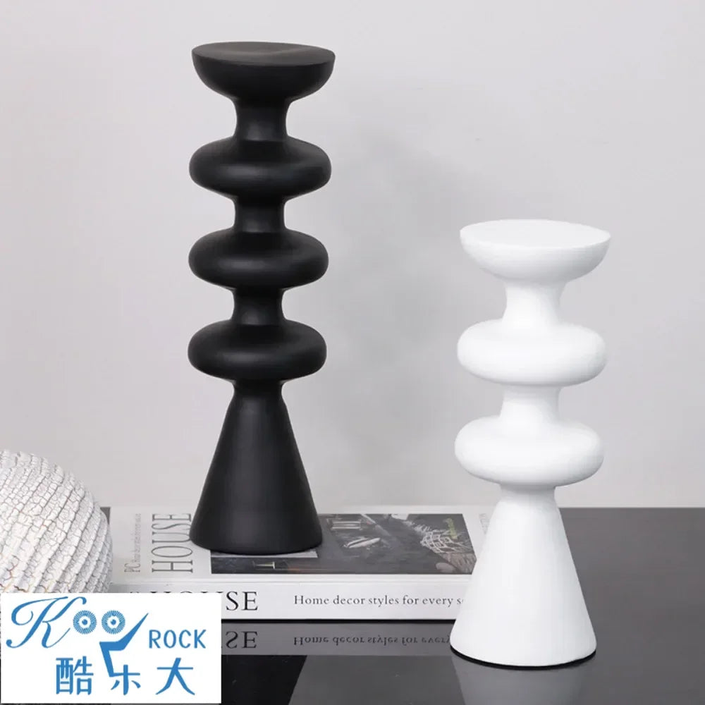 Solid Wooden Travel Menorah - Handcrafted Jewish Candle Holder for Shabbat, Wedding Decor & Ritual Candlesticks (1-Piece Set)