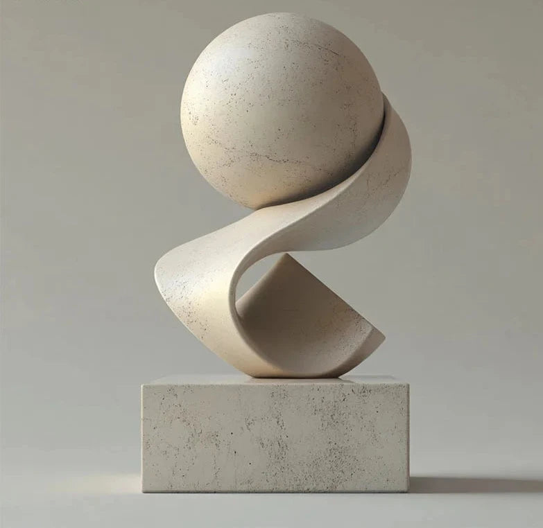 Creative Geometric Ornaments Resin Art Sculpture Model Home Decoration Accessories Statue Display Crafts Miniatures Figurines