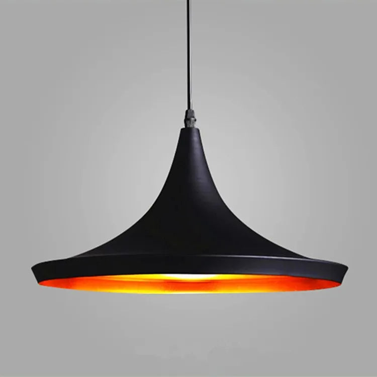 Pendant Light Set: Industrial Black & Gold in Multiple Shapes for Dining & Kitchen