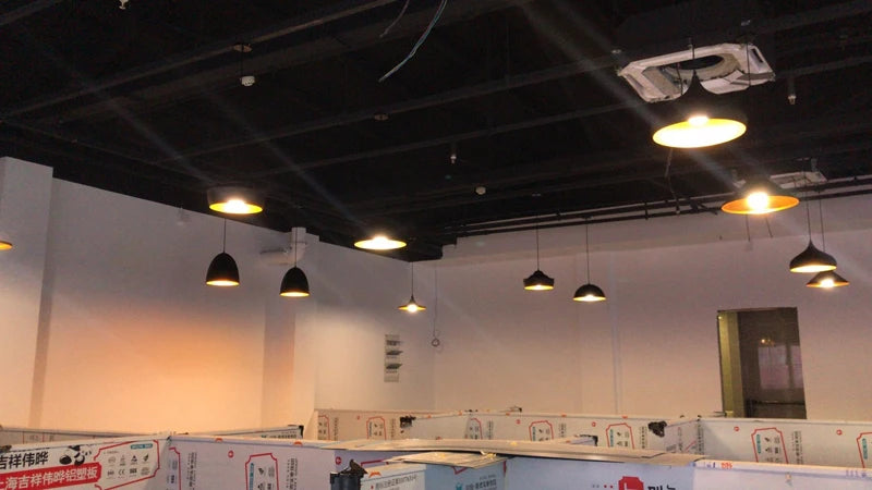 Pendant Light: Industrial Black Ceiling Lamp for Restaurant, Dining & Bar