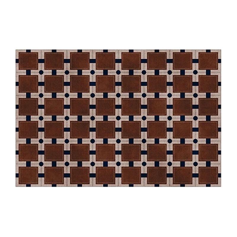 Mid-Century Geometric Rug - Retro Pattern Collection