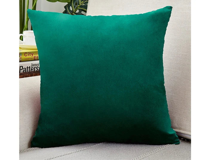 Emerald Green Velvet Cushion Covers Pillowcases 30X50 40X40 45x45 50X50 Nordic Home Decor Pillows Cover for Sofa Cushions