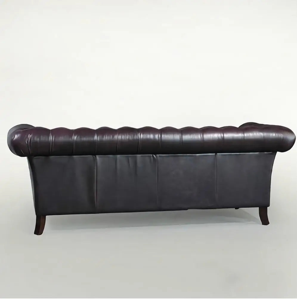 Leather Lounge Furniture Chesterfield Living Room Sofa