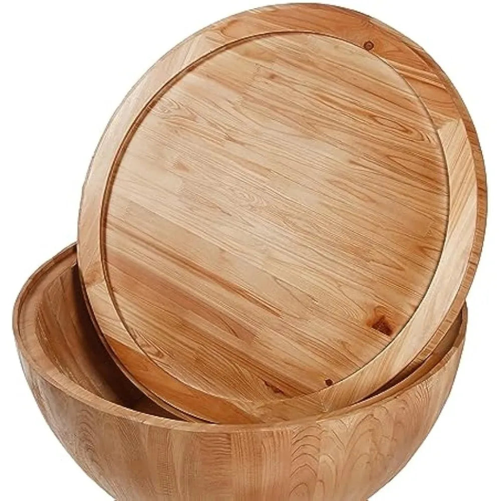 35.43" Round Coffee Table with Storage, Retro Wood Coffee Tables for Living Room, Wood Look Side Table End Table Accent Furnitur