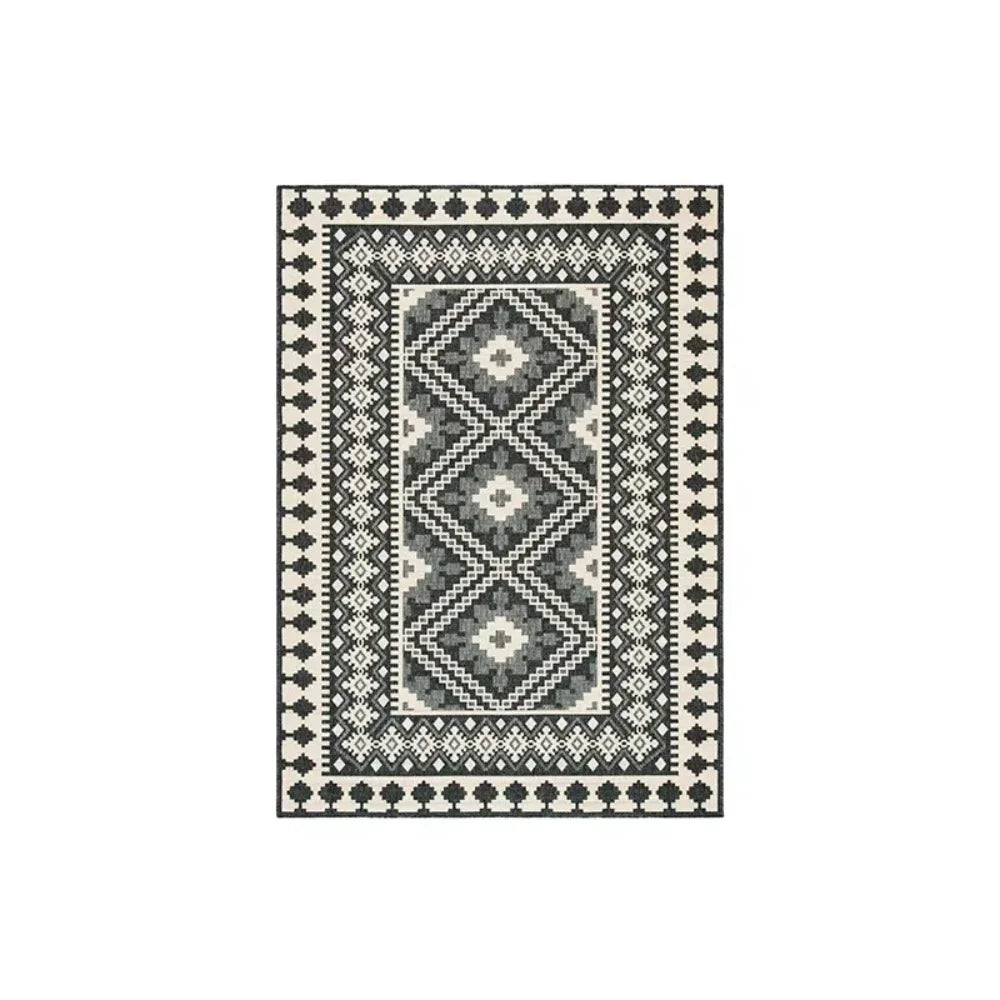 Moroccan Print Rug - Luxury Soft Non-Slip Carpet