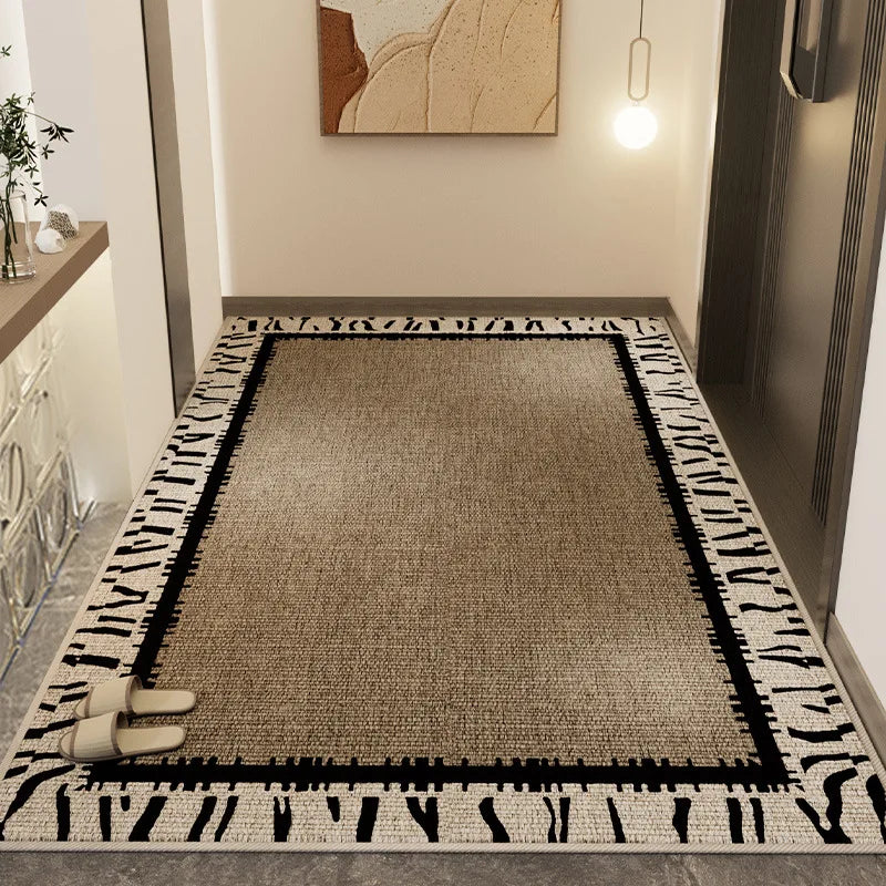 Bordered Area Rug - Multiple Designs - 100% Polypropylene - Various Sizes
