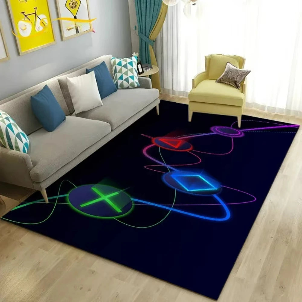 Gamepad Rug - Gaming Room Floor Mat
