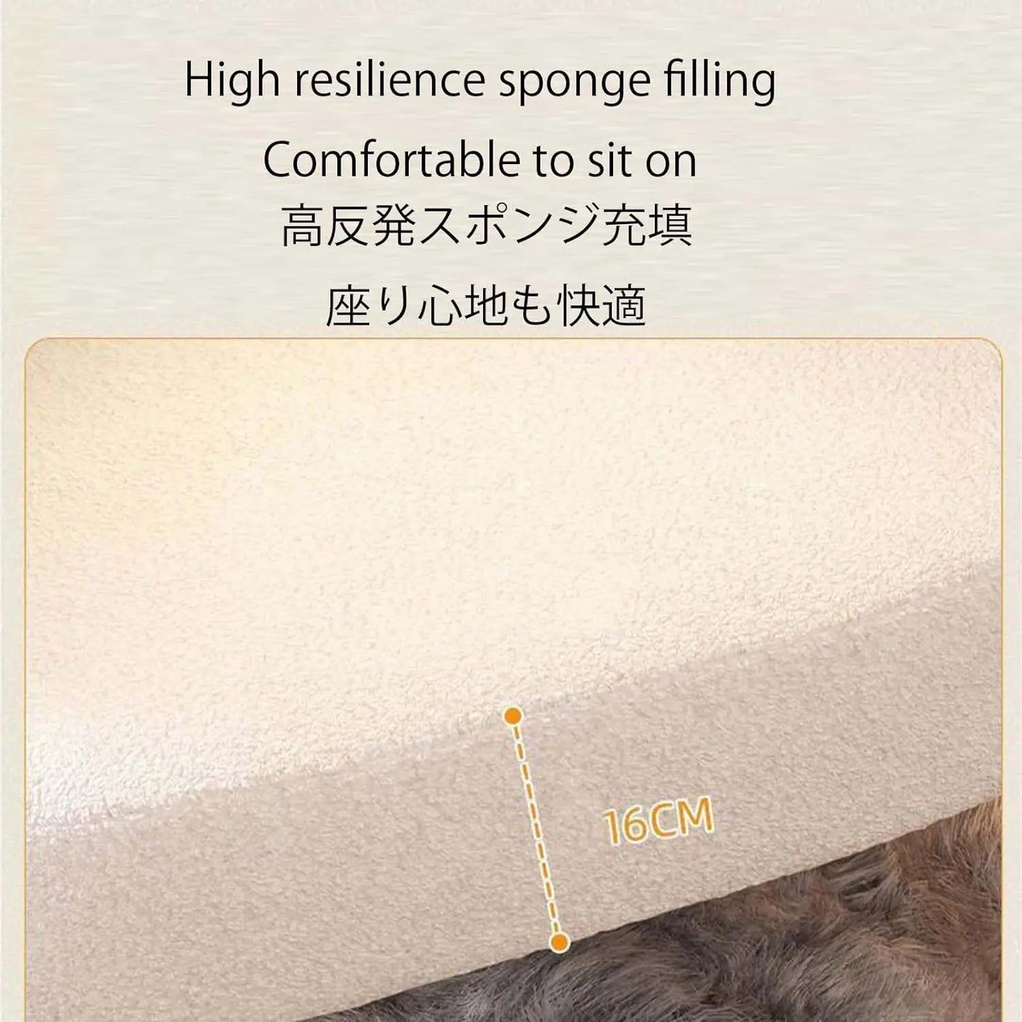 Modern Accent Chair, Single Couch Chair Lazy Sofa Accent Chair, Curved Design backrest for Living Room Bedroom lambswool fabric