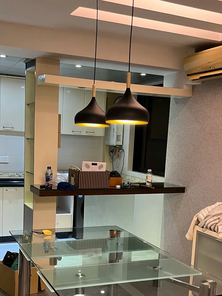 Pendant Light: Industrial Black Ceiling Lamp for Restaurant, Dining & Bar