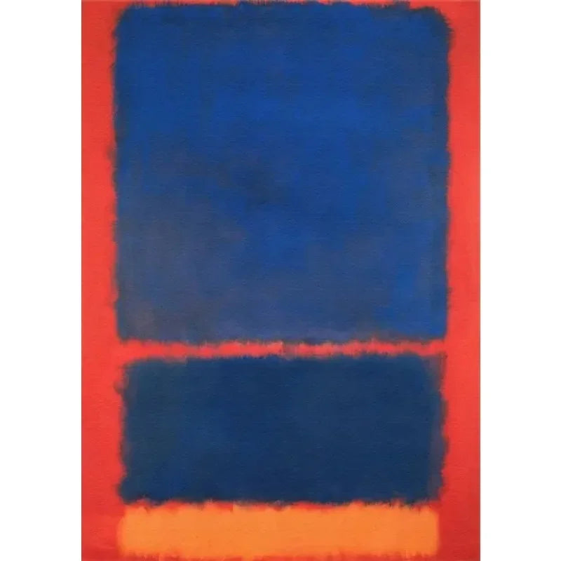 Minimalist Colour Block Wall Art Canvas Print Poster for Living Room Bedroom Decorative Painting