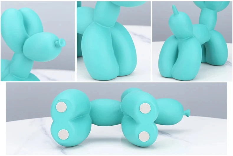 Matte Balloon Dog Statue - Resin Sculpture | Modern Nordic Home Decor