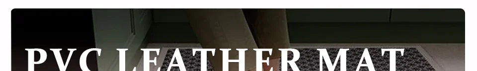 Mat for Kitchen Carpet Waterproof PVC Long Floor Mats Leather Oil Proof Anti-slip Carpets Black White Plaid Home Decoration Rug