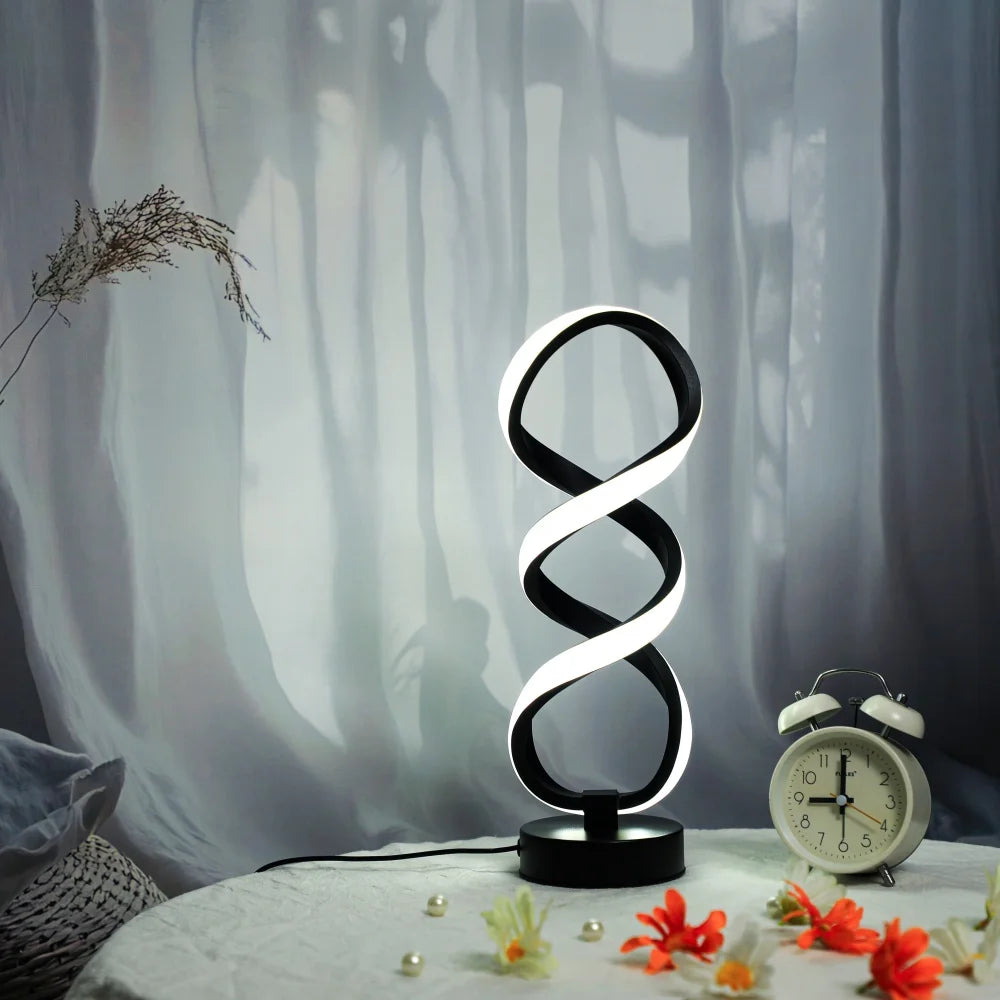 Modern Artistic Desk Lamp - USB Powered with Three-Color Lighting