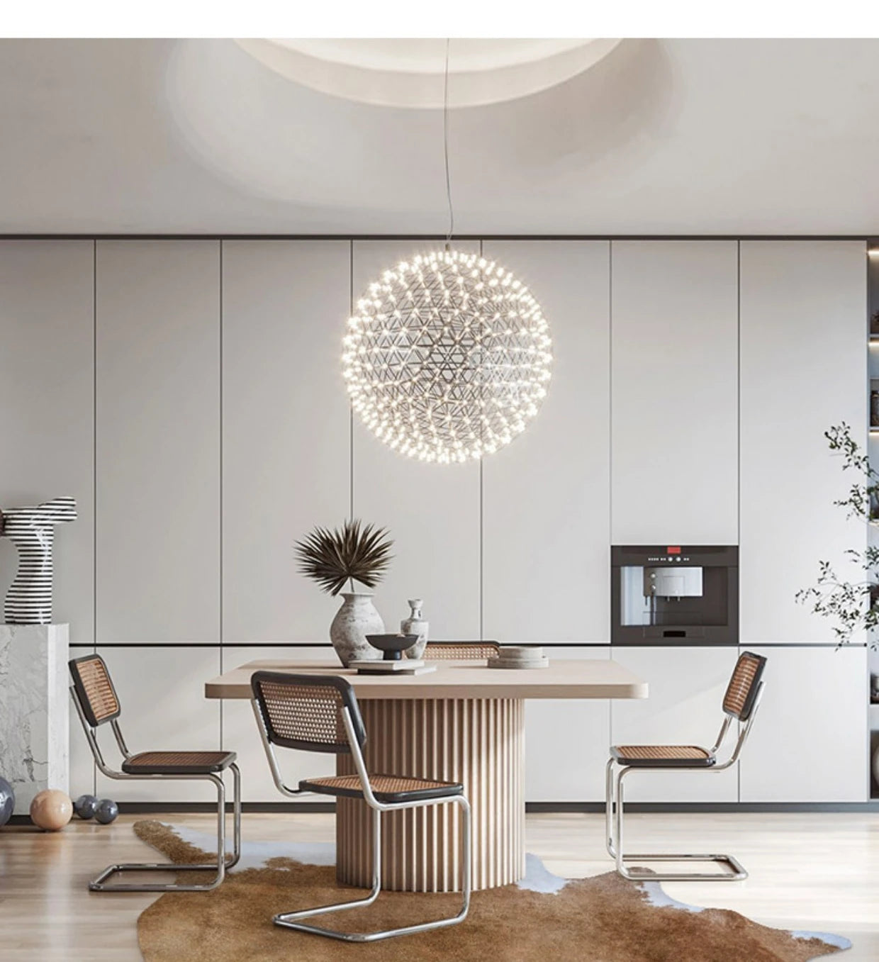 Irregular Faux Cowhide Area Rug - Plush Anti-Slip Mat