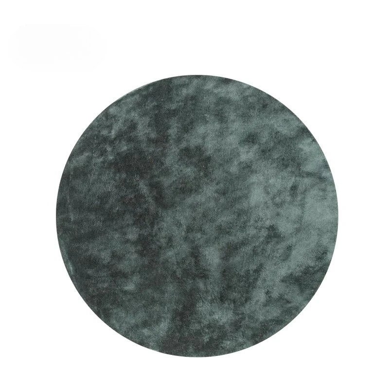 Round Green Carpet - Luxury Soft Plush Rug