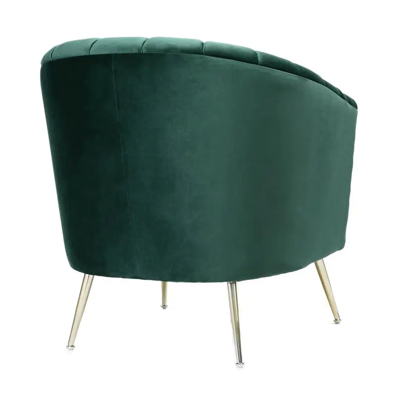 Green Velvet Accent Armchair - Stylish and Comfortable Living Room Furniture