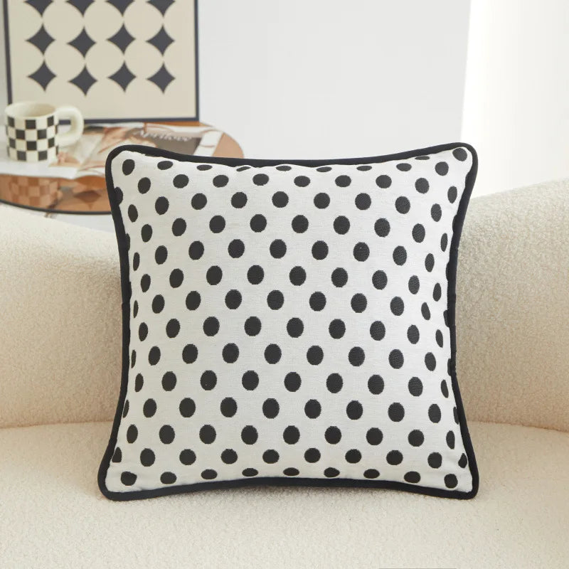 Modern Simple Creative Chenille Bed Backrest Cushion Soft Package, Light Luxury and High-end Sofa Throw Pillow Home Accessories