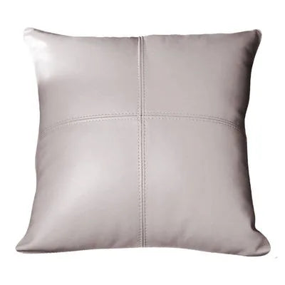 Luxury Solid Dobule-side Cow Skin Embrace Pillow Cover Cow Skin Pillow Case for Livingroom Bedroom Sofa Bay Window Waist Cushion