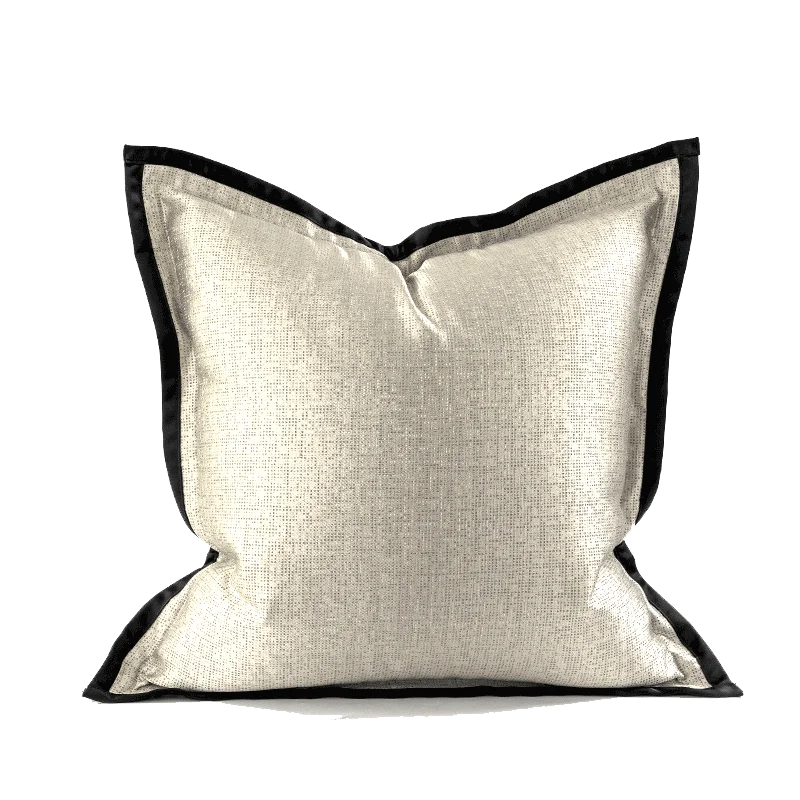 Luxury Jacquard Pillow Cover 18x18 inch, Decorative Throw Cushion Cover for Sofa Living Room Bedroom, Perfect Home Decor Accent