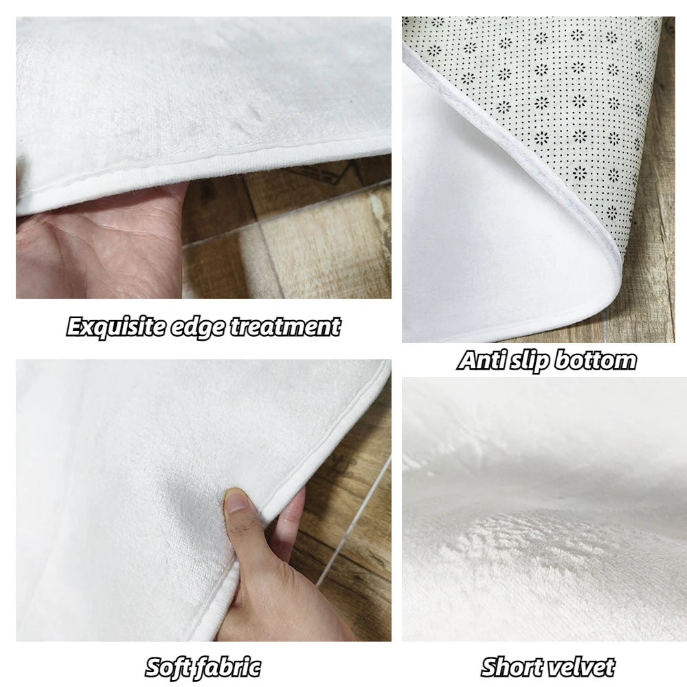 Faux Cowhide Rug - Irregular Shape Statement Piece