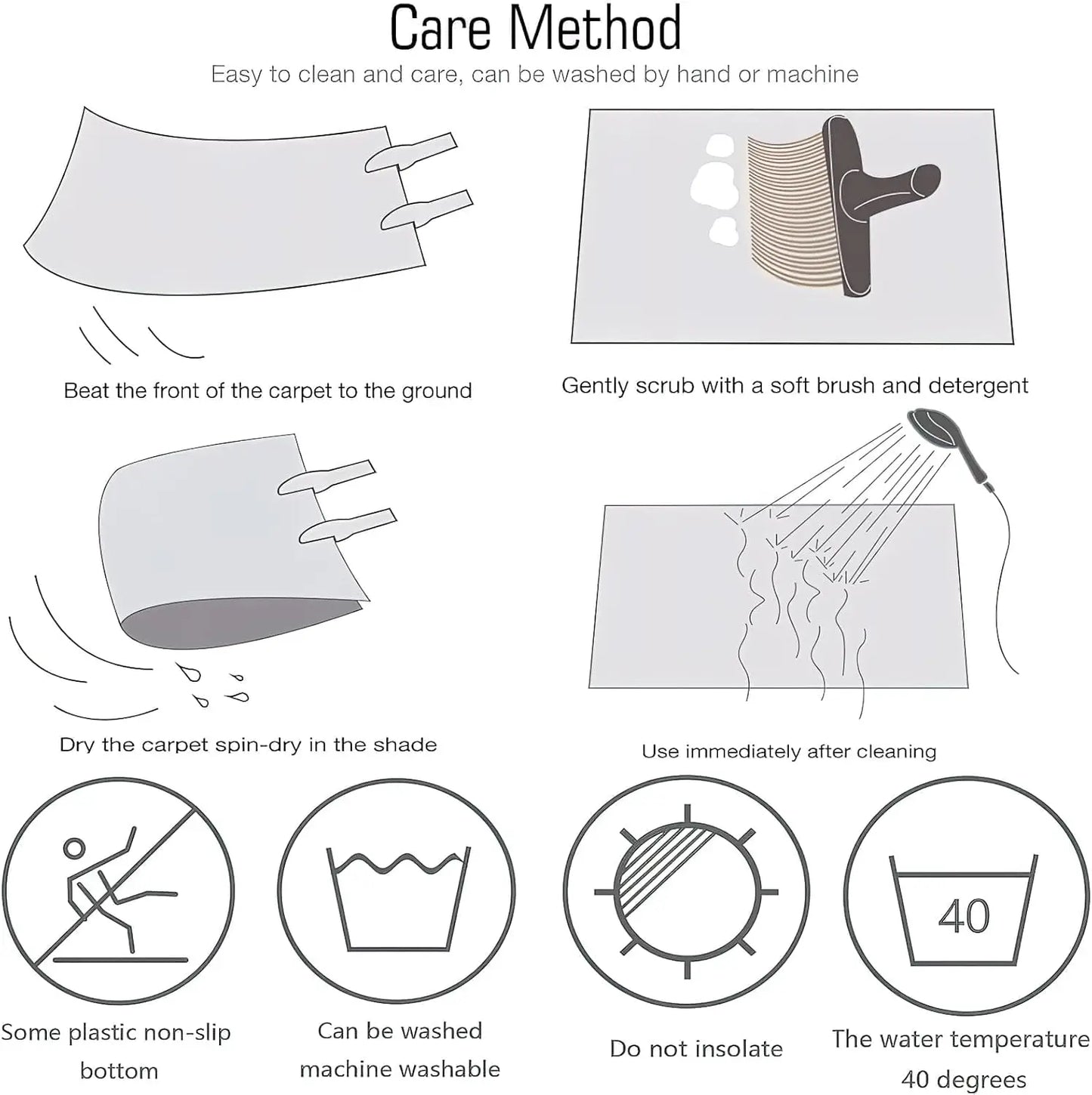 Vintage Persian Rug - Distressed Medallion Collection