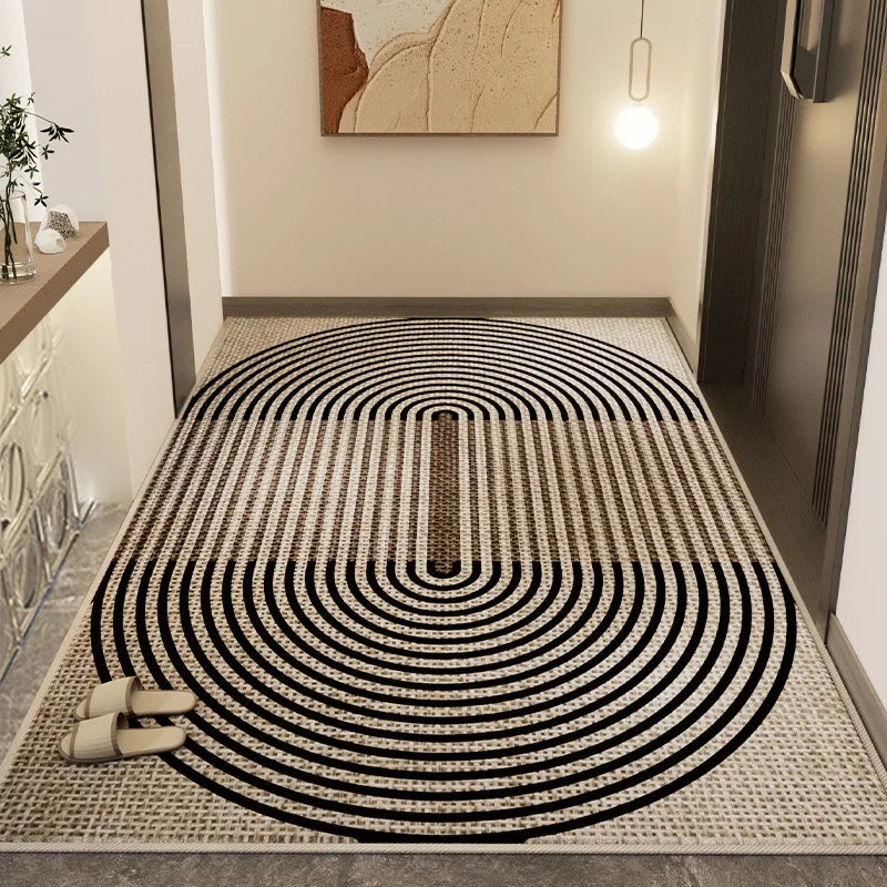 Bordered Area Rug - Multiple Designs - 100% Polypropylene - Various Sizes