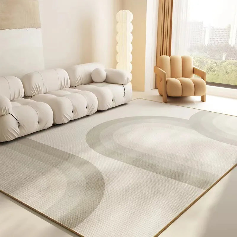Modern Minimalist Faux Cashmere Bedroom Large Full Carpet Living Room Coffee Table Rug Non-slip Cozy Carpet