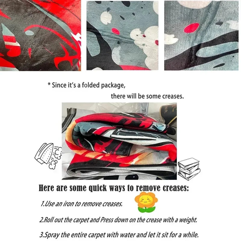 Mid-Century Modern Area Rug - Colourful Abstract Geometric