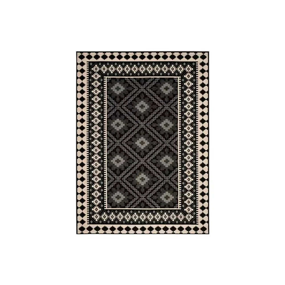 Moroccan Print Rug - Luxury Soft Non-Slip Carpet
