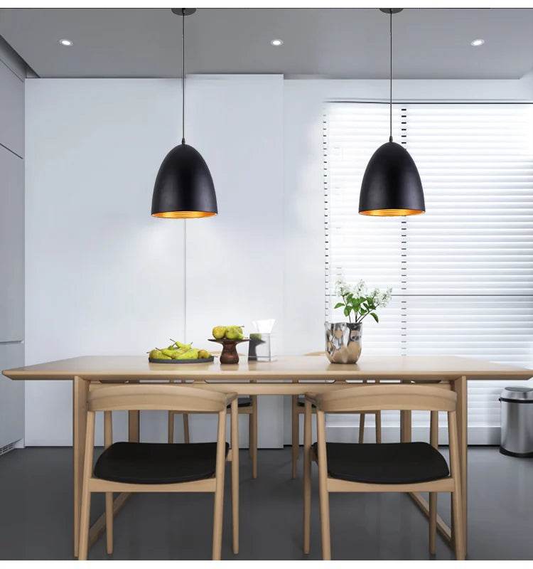 Pendant Light: Industrial Black Ceiling Lamp for Restaurant, Dining & Bar