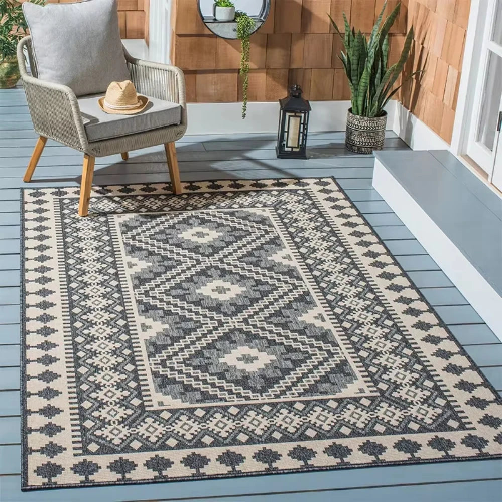 Moroccan Print Rug - Luxury Soft Non-Slip Carpet