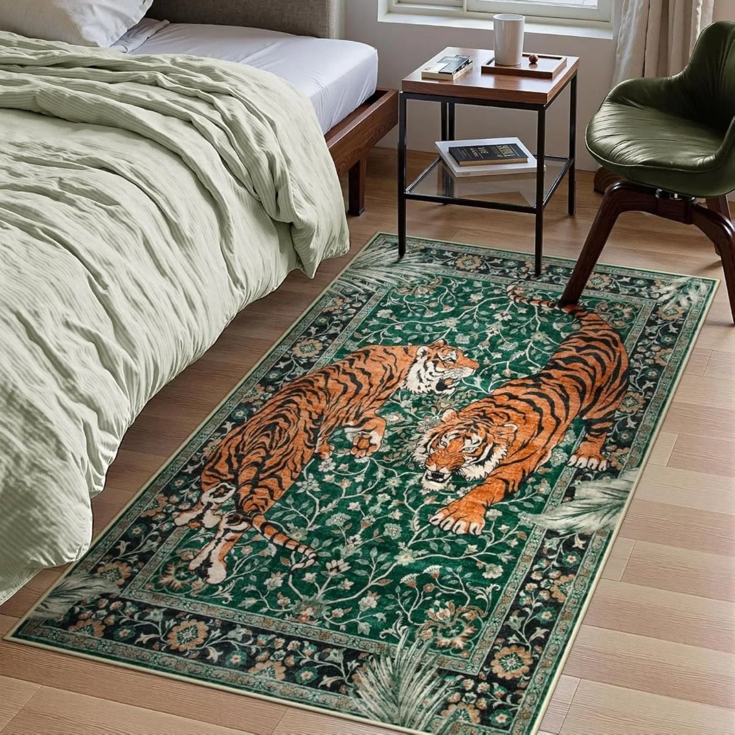 Jungle Tiger Rug - Luxury Oriental Area Carpet