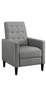 w/Pull-Out Trundle Bed Sleeper Sofa Convertible Couch for Limited Spaces Living Room Bedroom Guest Room Dark Gray 55.5 in