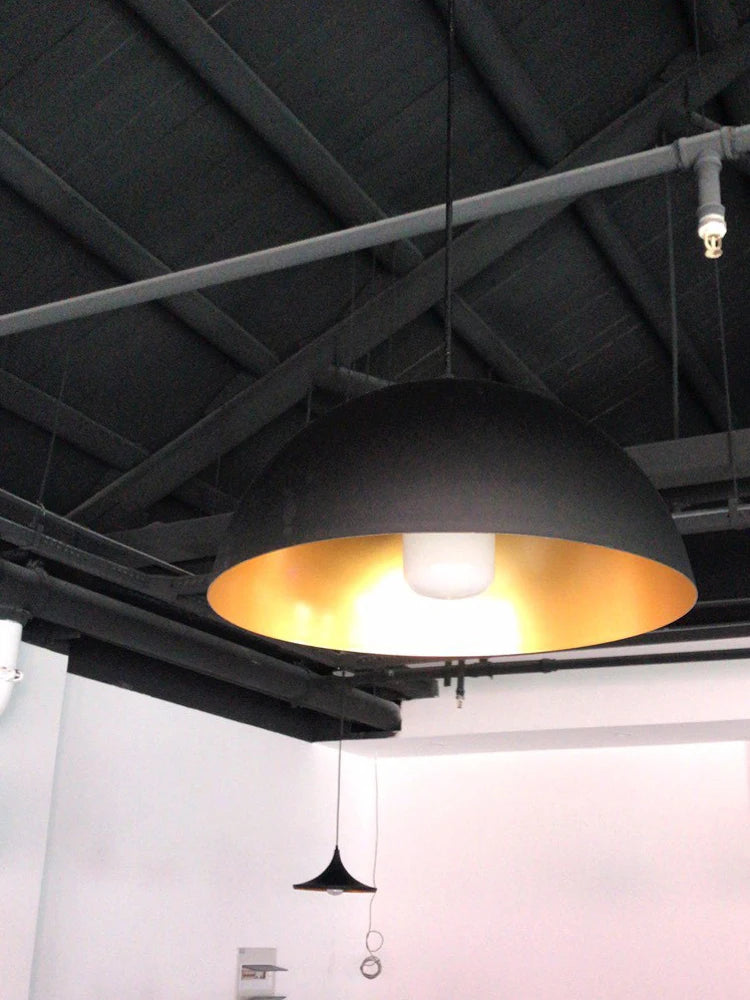 Pendant Light: Industrial Black Ceiling Lamp for Restaurant, Dining & Bar