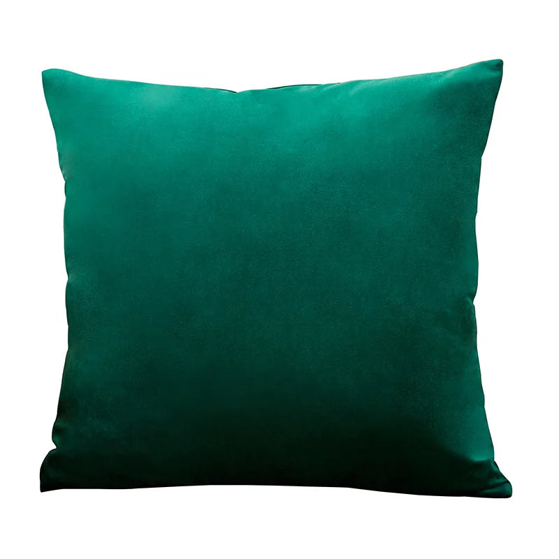 Emerald Green Velvet Cushion Covers Pillowcases 30X50 40X40 45x45 50X50 Nordic Home Decor Pillows Cover for Sofa Cushions
