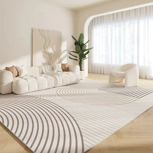 Modern Minimalist Faux Cashmere Bedroom Large Full Carpet Living Room Coffee Table Rug Non-slip Cozy Carpet