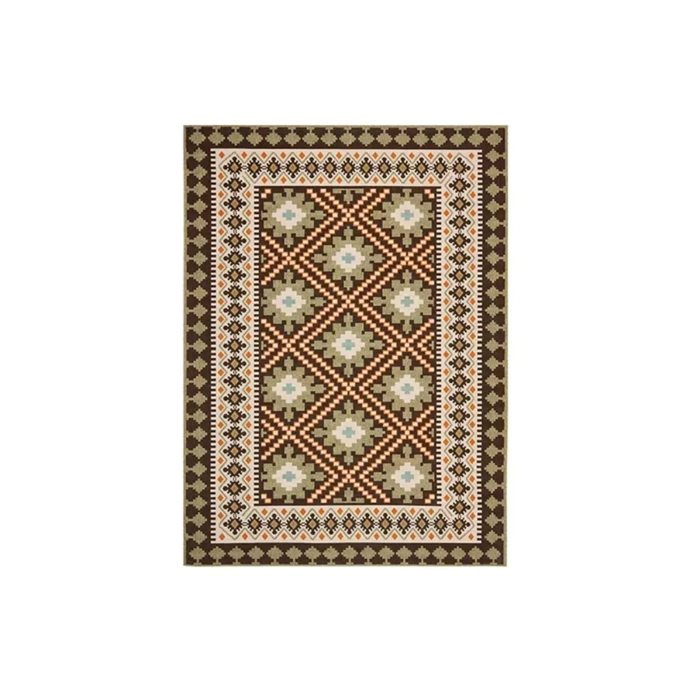 Moroccan Print Rug - Luxury Soft Non-Slip Carpet
