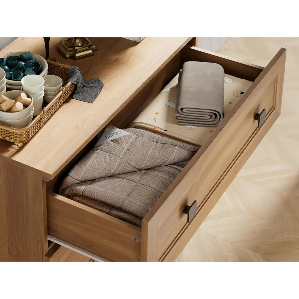 Modern Drawer Dresser for Bedroom with 3 Drawers,Chest of Drawers with Organizer Storage for Bed Room,Livingroom Hallway