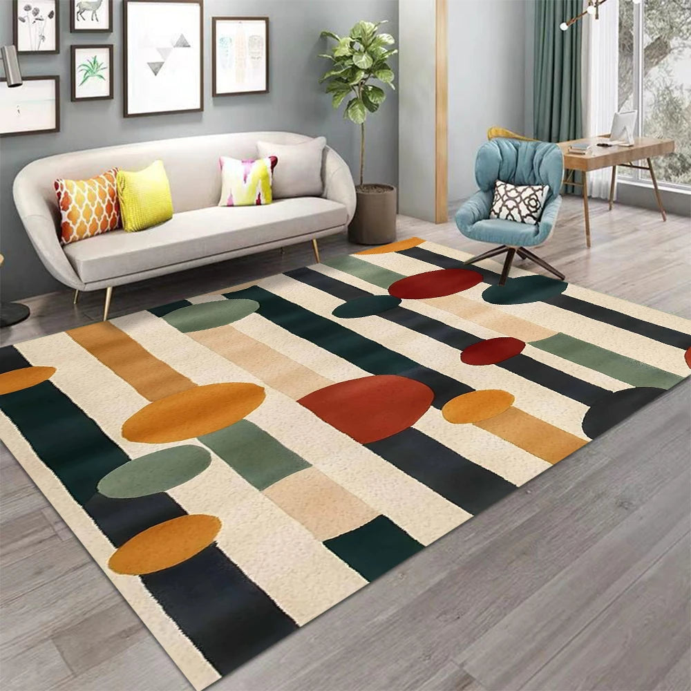 Modern Geometric Area Rug - Contemporary Pattern Collection