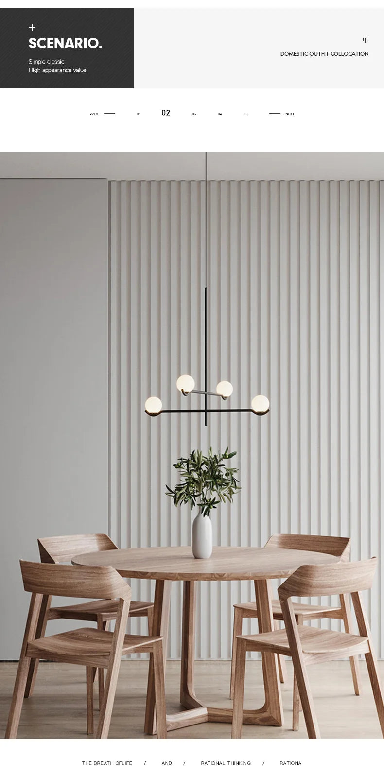 Chandelier: Modern Branching Globe Light in Black - 6 Lights