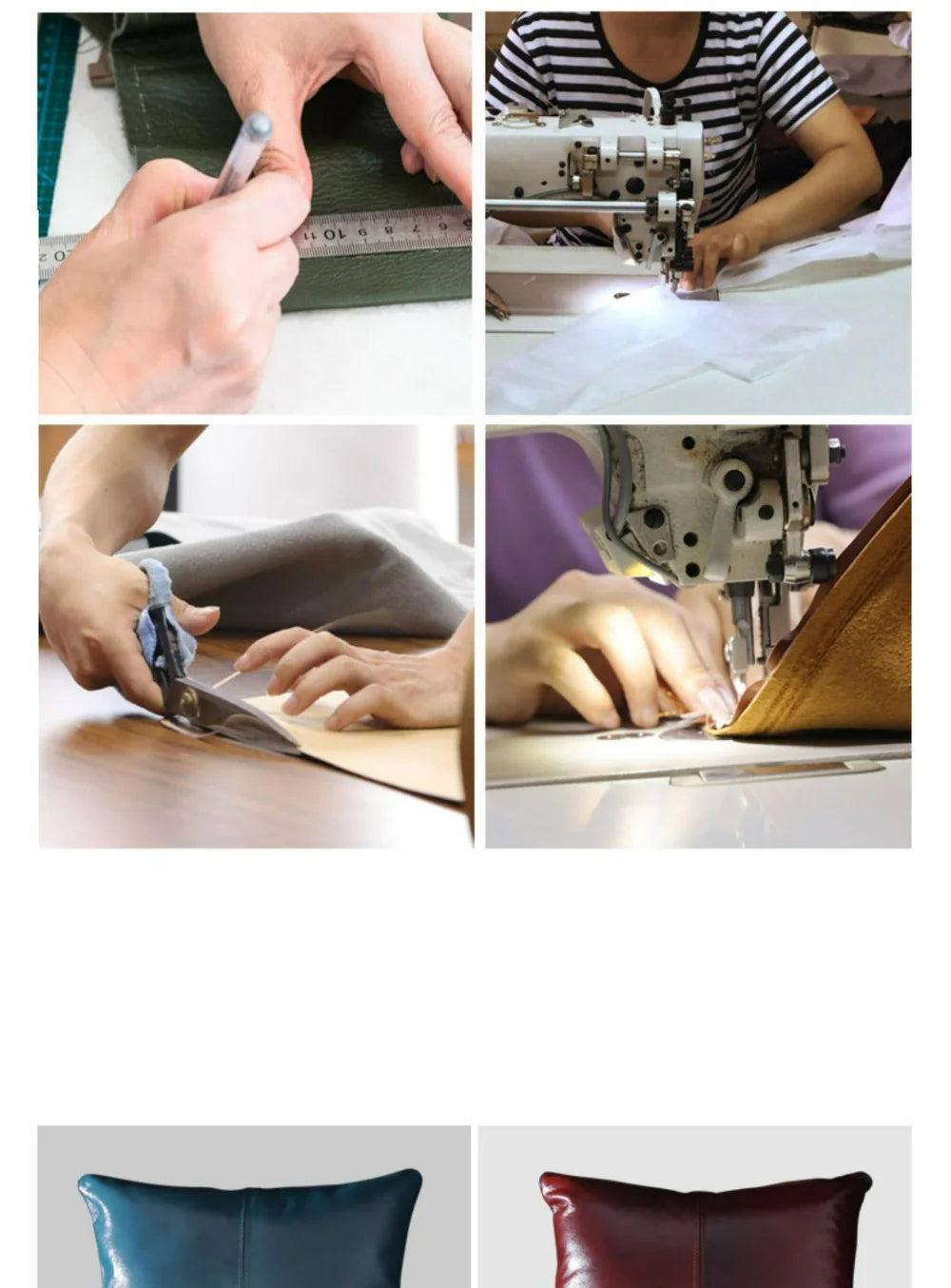 Luxury Solid Dobule-side Cow Skin Embrace Pillow Cover Cow Skin Pillow Case for Livingroom Bedroom Sofa Bay Window Waist Cushion