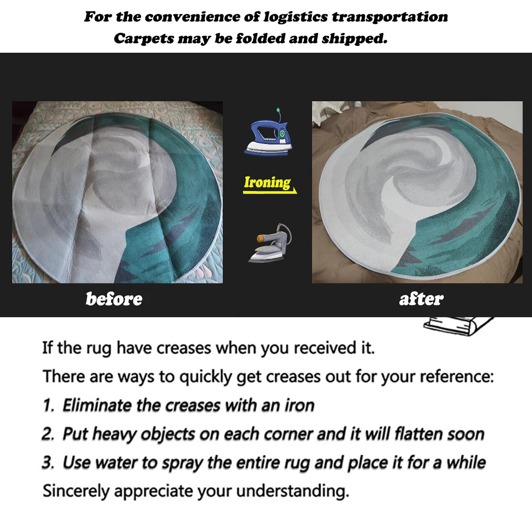 Faux Cowhide Rug - Irregular Shape Statement Piece