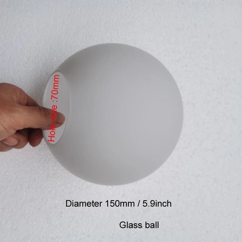 Nordic Glass Ball Pendant Lights Brass Black Hanging Lamp Modern Living Room Dining Bedroom Decor Ceiling Lighting Fixture House